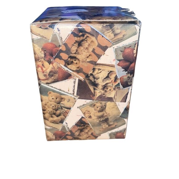 Enesco Cherished Teddies Christmas Figurine 2000 Bears In Santa Outfits Collecti - Picture 10 of 12